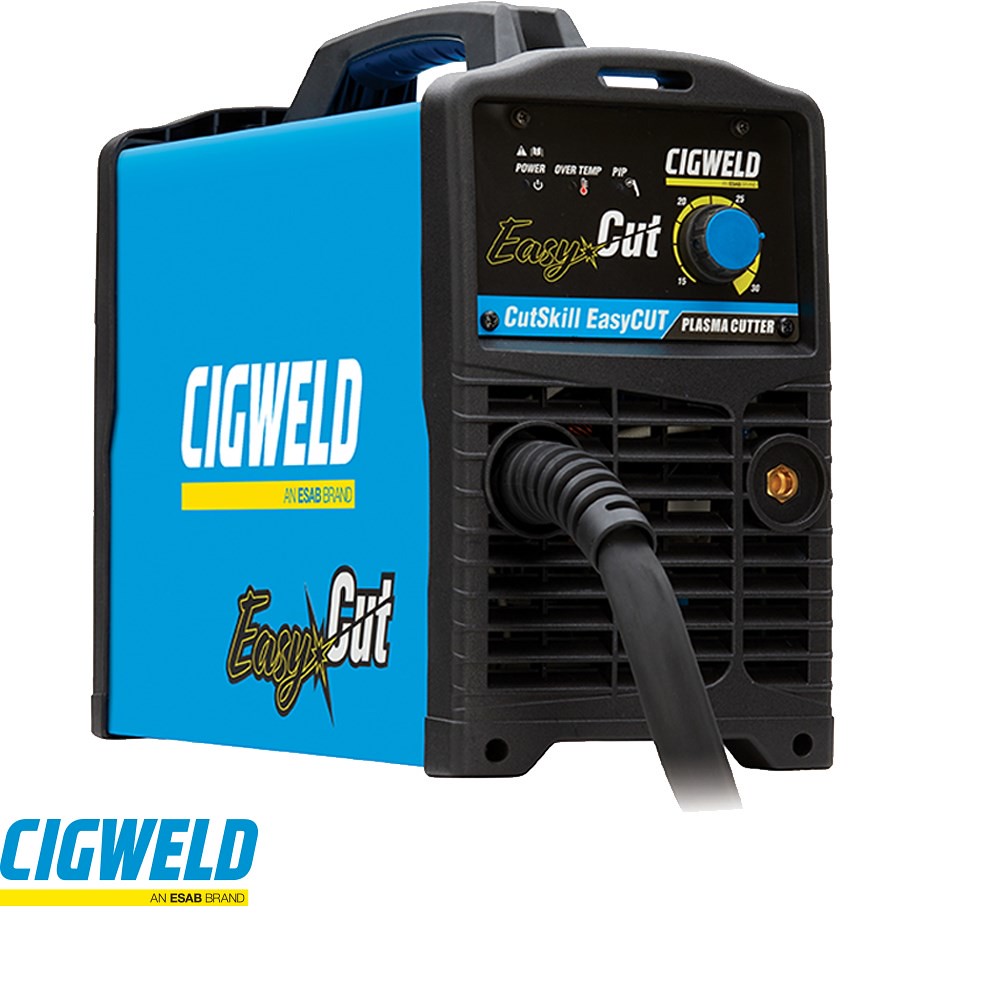 Image presents CIGWELD CUTSKILL 30A EASYCUT PLASMA CUTTER SET TORCH, EASY CUT 11601EC 1-1601-EC