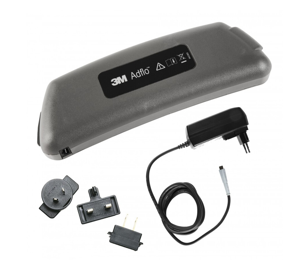 Image presents 3M SPEEDGLAS ADFLO UPGRADE KIT *LITHIUM ION BATTERY HEAVY DUTY & CHARGER* PAPR - 837631C