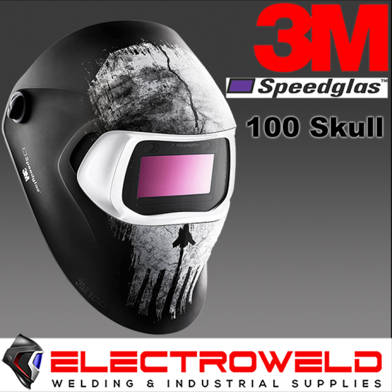 Image presets 3M SPEEDGLAS 100V SKULL WELDING HELMET GRAPHIC - 752820