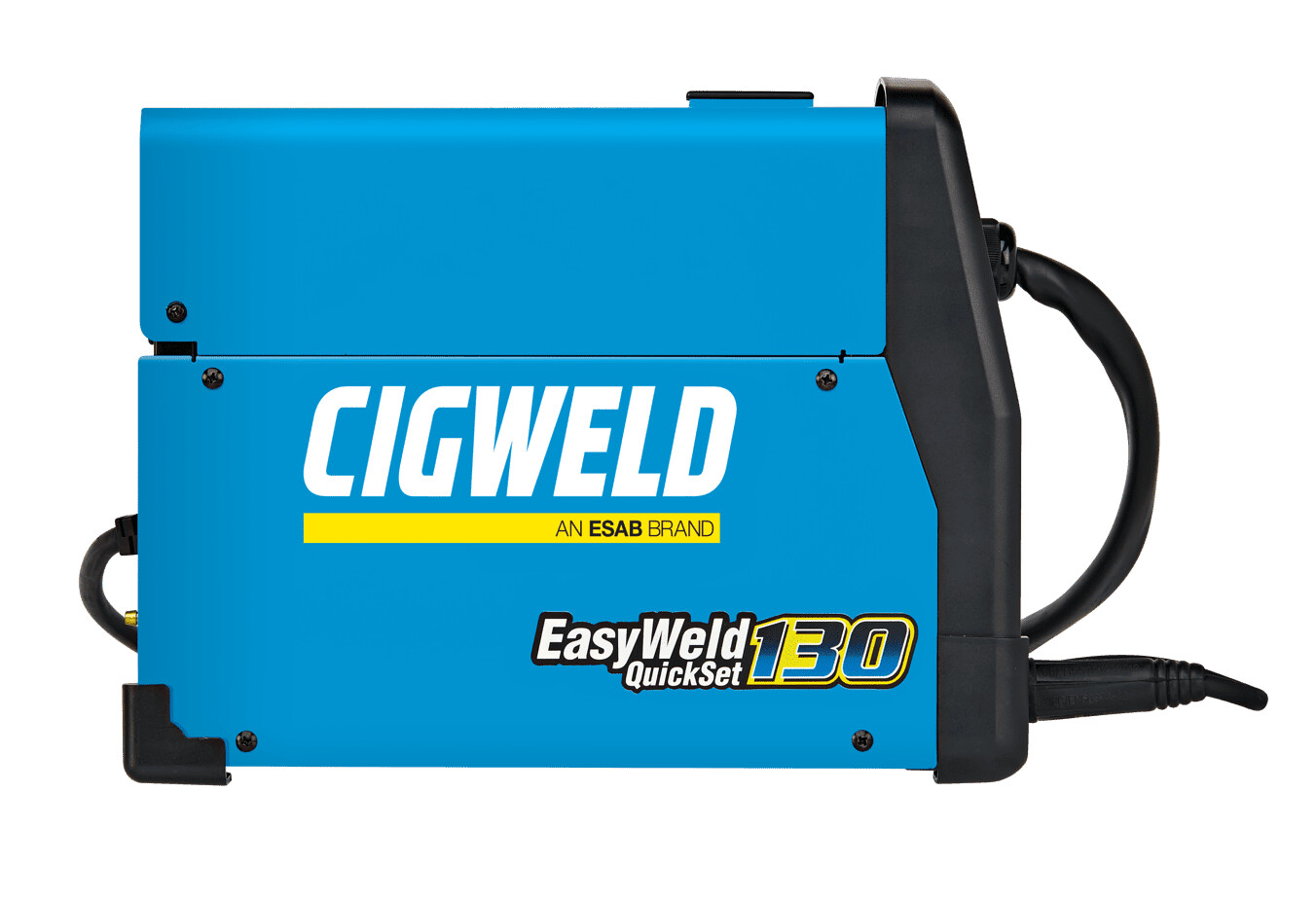 Image presents CIGWELD EASYWELD 130 - WELDER + HELMET + GLOVES + CONSUMABLES EASY WELD W1201130