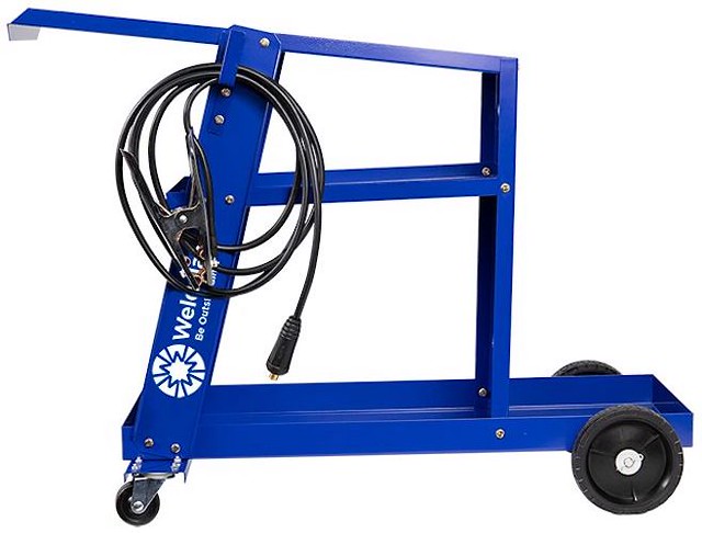 Image presents WELDCLASS T100 WELDING TROLLEY, WELDER CART, GAS BOTTLE CHAINS, 50KG WC-06235