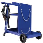 Image presents WELDCLASS T100 WELDING TROLLEY, WELDER CART, GAS BOTTLE CHAINS, 50KG WC-06235