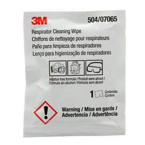 Image presents 100 X 3M 504 Cleaning Wipes Respirator / Welding Helmet Alcohol-Free - M504 - 3