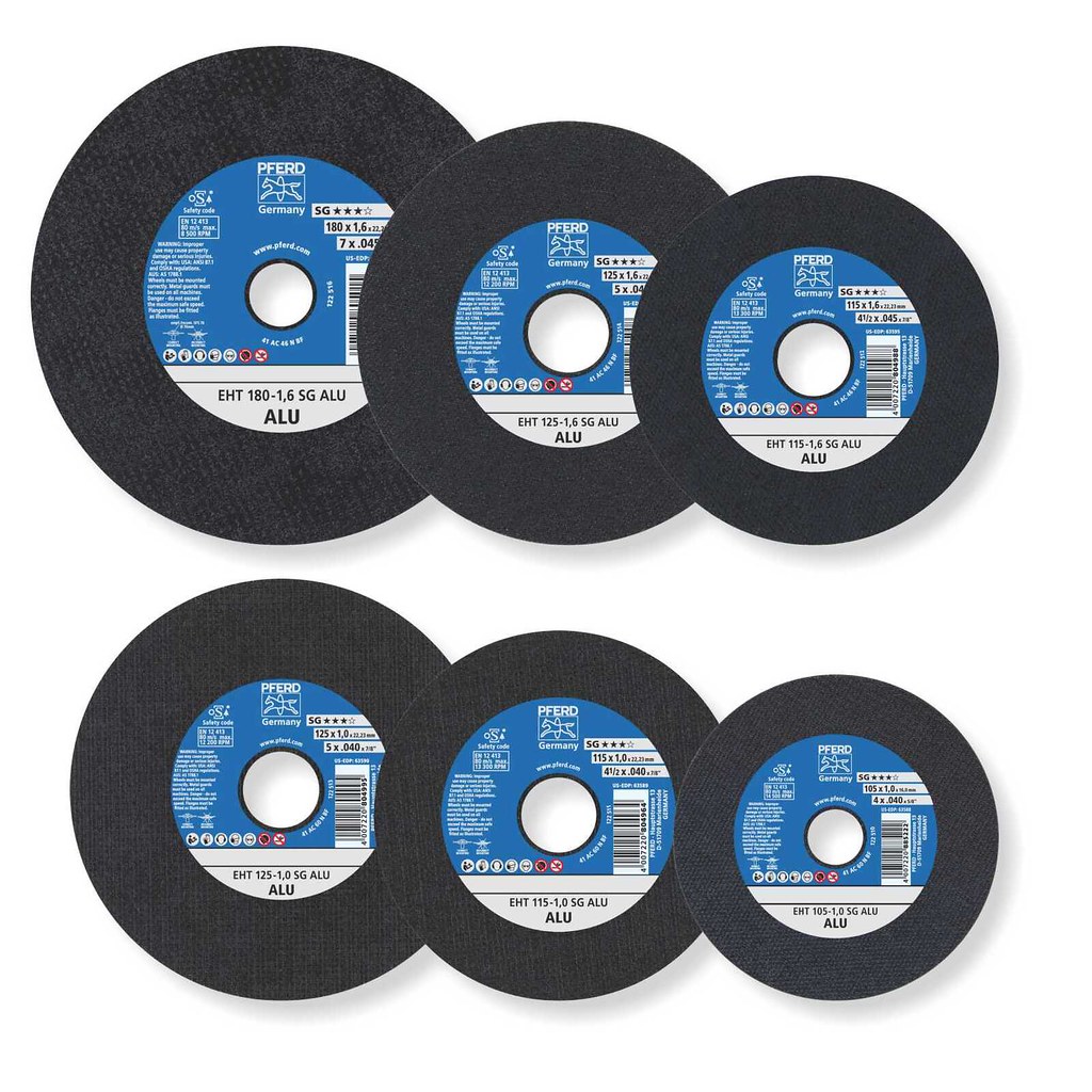 image presents Pferd 100mm 4" Aluminium Cutting Discs For Angle Grinder (1)