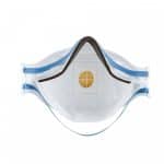 Image presents 10x 3M Valved Respirators P2 Flat Fold Reusable Paint Dust Flu Aura 9322A+ - 2