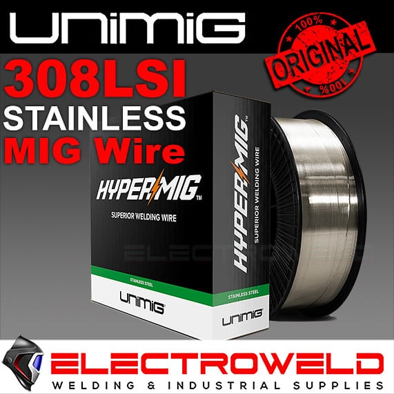 Image presents 12.5kg Unimig 308lsi Stainless Steel Mig Wire