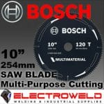 image oresents Bosch 254mm 10" Tct Circular Saw Blade -aluminium Epoxy Plastic Mdf Cutting Disc