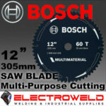 image presents Bosch 305mm 12" Tct Circular Saw Blade -aluminium Epoxy Plastic Mdf Cutting Disc