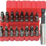 Image presents KC Tools 33 Piece 1/4" Shank Driver Drill Bit Set Socket Screwdriver Hex Star 1