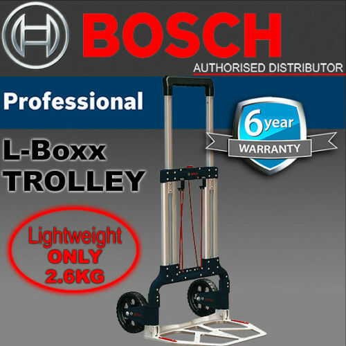 Image presents Bosch L-boxx Trolley Cart Aluminium Caddy Foldable Stackable System -1600A001SA