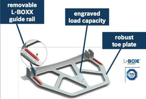 Image presents Bosch L-boxx Trolley Cart Aluminium Caddy Foldable Stackable System -1600A001SA 3