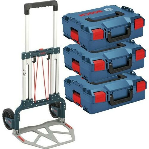 Image presents Bosch L-boxx Trolley Cart Aluminium Caddy Foldable Stackable System -1600A001SA 4