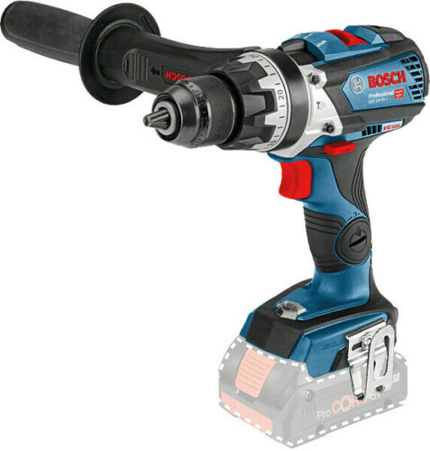 Image presents 2 PIECE BOSCH CORDLESS BRUSHLESS BUNDLE *18V 8AH HAMMER DRILL + IMPACT DRIVER + BATTERIES + CHARGER*