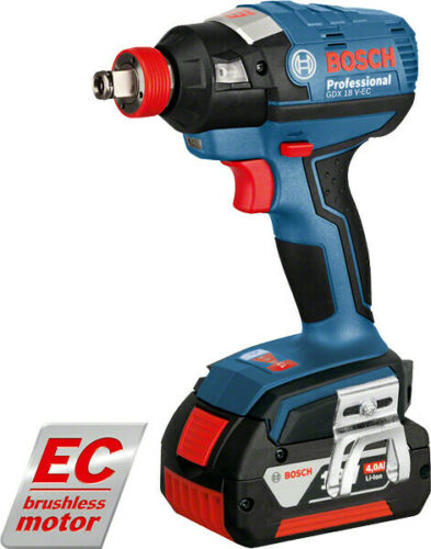 Image presents 2 PIECE BOSCH CORDLESS BRUSHLESS BUNDLE *18V 8AH HAMMER DRILL + IMPACT DRIVER + BATTERIES + CHARGER*