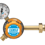 Image presents Cigweld Cutskill Lpg Single Gauge Gas Regulator, Welding Pressure Propane Welder - 201003