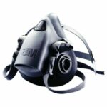 Image presents 3M 7500 Half Face Respirator Mask + 2128 GP2 Filters, Welding , Smoke , Paint , Gas - 4