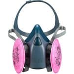 Image presents 3M 7500 Half Face Respirator Mask For Welding , Flu , Smoke , Fire , Paint - S, M, L - 5