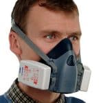 Image presents 3M 7500 Half Face Respirator Mask For Welding , Flu , Smoke , Fire , Paint - S, M, L - 6