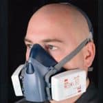 Image presents 3M Asbestos Silica Respirator Kit mask +P2 P3 6035 Filters (7535) - 4