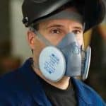 Image presents 3M P2 Respirator Starter Kit 7500 Half Face Mask + 2128 Filters, Welding , Gas , Flu , Smoke - 7528 - 6