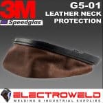 Image presents 3M Speedglas Neck Cover Protection, Leather For G5-01 Welding Helmet - 169043