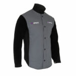 Image presents 3M SPEEDGLAS SPATA WELDING JACKET, LEATHER SLEEVES ARMS, HEAT FLAME RESISTANT - 954201