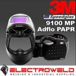 Image presents 3M Speedglas 9100xxi Mp Air Welding Safety Helmet Flip Up, Respirator Adflo Papr - 577726