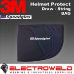 Image presents 3M Speedglas Drawstring Carry Bag For Welding Helmet, Protective Black - 954020