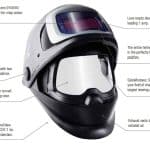 Image presents 3M Speedglas Flip-up Welding Helmet 9100xxi Fx + Bag + 2x Lens - 541826 - 4