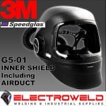 Image Presents 3M Speedglas Inner Shield, G5-01 Welding Helmet Shell W/ Airduct Airflow Control