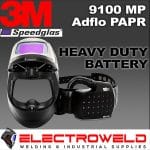 Image presents 3M Speedglas Welding & Safety Helmet 9100xxi Mp Air With Heavy Duty Adflo Papr - 577726hd