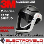 Image presents 3M Versaflo M-306 Welding Face Shield / Safety Helmet - Standard Or Fire Retardant Seal - 895306