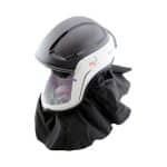 Image presents 3M Versaflo M-407 Flip-up Face Shield & Safety Helmet With Adflo PAPR Respirator 4