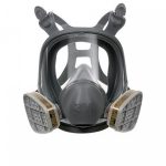 Image presents 3M WELDING FULL FACE REUSABLE RESPIRATOR FILTER MASK, 6000 SERIES - S / M / L