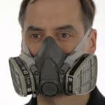 Image presents 3m Half Face Respirator Reusable Mask, 6000 Series (6300) - S / M / L 3