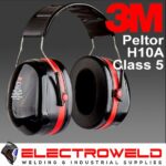 Image presents 3m Peltor H10a Headband Earmuffs Ear Noise, Class 5 Hearing Protection