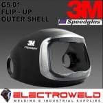 Image presents 3m Speedglas Flip-up Outer Shield Visor For G5-01 Welding Helmet Front Cover