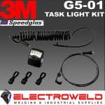 Image presents 3m Speedglas Task Light Kit For G5-01 Welding Helmet, Incl Cables, Plate -169200