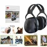 Image present 3m X5 Peltor Headband Earmuff Ear Muff Noise Hearing Protection Series Class X5a 2