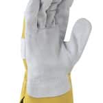 Image presents 4 X Pairs Maxisafe XL Work Gloves, Leather - GLE147 - 3