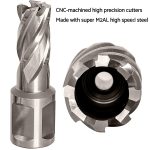 image presents 5X Holemaker Annular Cutter Set + Pin, Drill Bit Metric 14,16,18,20,22 Mm Asset-A-4