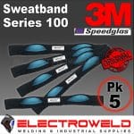 Image presents 5x 3m Speedglas Sweatband Suit Series 100 9002nc 9100 Mp Helmets Versaflo Shield