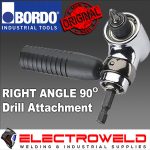 Image presents BORDO 1/4" SCREWDRIVER 90 CORDLESS DRILL DRIVER BIT, RIGHT ANGLE INSERT 5360AD