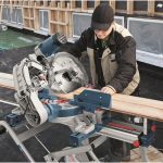 Image presents BOSCH 12 305MM MITRE SAW, SLIDING AXIAL GLIDE COMPOUND (0601B23640) - GCM 12 GDL 4