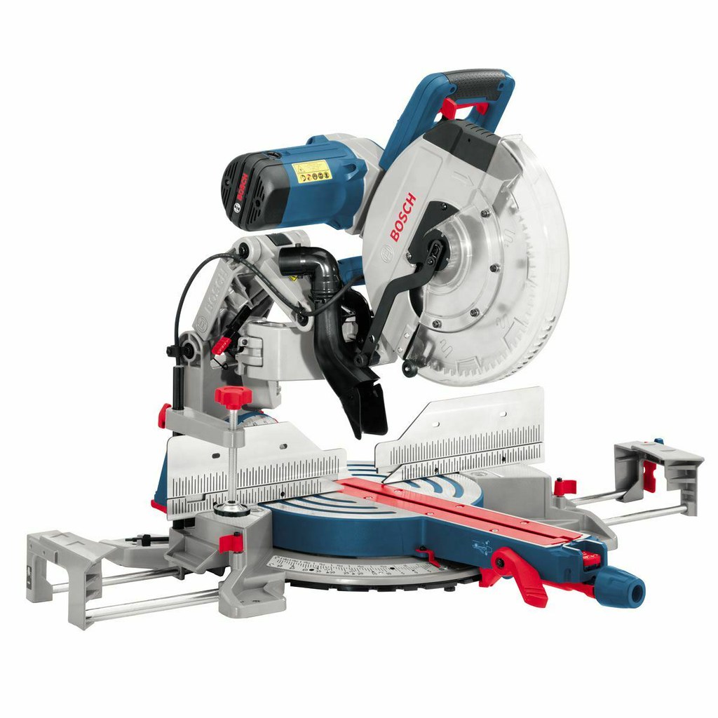 Image presents BOSCH 12 305MM MITRE SAW, SLIDING AXIAL GLIDE COMPOUND (0601B23640) - GCM 12 GDL 4