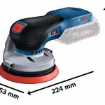 BOSCH 125MM 5 CORDLESS RANDOM ORBITAL SANDER BRUSHLESS W DUST BAG GEX 18V-125 9