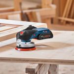 BOSCH 125MM 5 CORDLESS RANDOM ORBITAL SANDER BRUSHLESS W DUST BAG GEX 18V-125 9