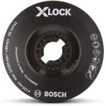 Image presents BOSCH 125MM 5" X-LOCK BACKING RUBBER PAD DISC FOR ANGLE GRINDER XLOCK - SOFT