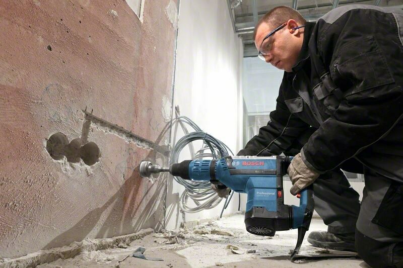 Image presents BOSCH 1500W SDS MAX ROTARY HAMMER DRILL IMPACT MASONRY CONCRETE ROCK GBH 8-45 D 7