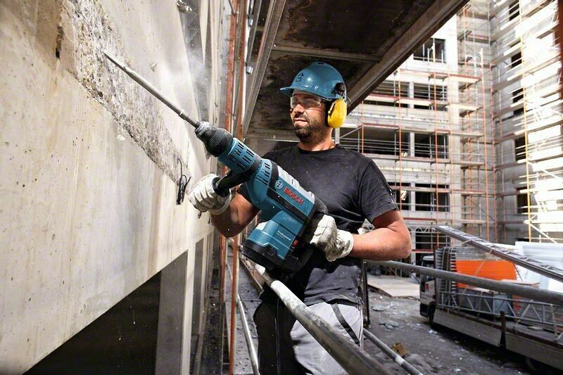 Image presents BOSCH 1500W SDS MAX ROTARY HAMMER DRILL IMPACT MASONRY CONCRETE ROCK GBH 8-45 D 7